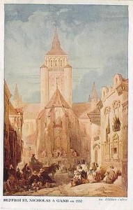Tekening Sint-Niklaaskerk