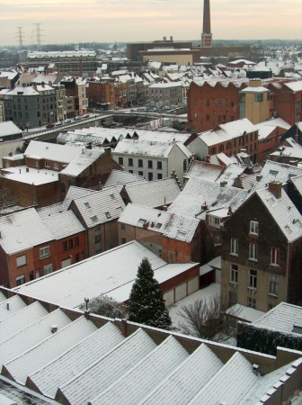 Sneeuw in Gent