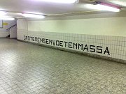 Mensenvoetenmassa