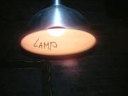 Waar brandt de lamp?