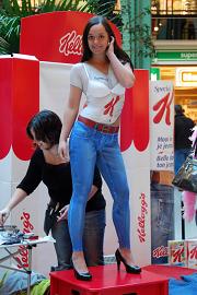 jeans paint