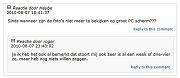 Uw mening?