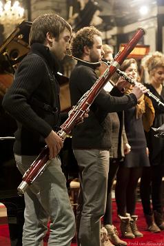 Aurelien Lechere (fagot) en Jean-Philippe Poncin (klarinet)