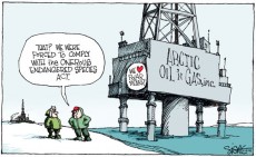 arctic oil cartoon