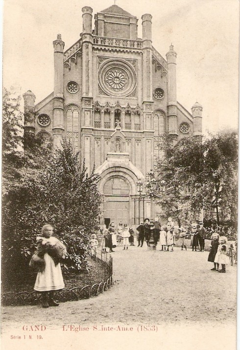 Serie 1 nr. 10 Sint-Annakerk (1853)