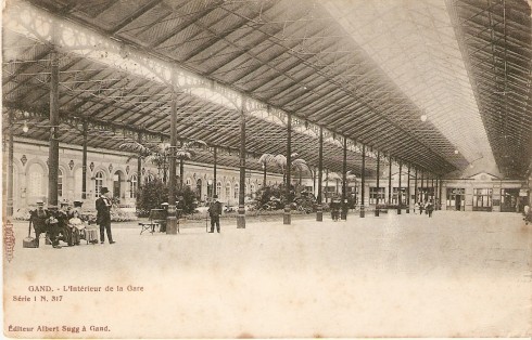 Serie 1 nr. 317 Interieur van het station