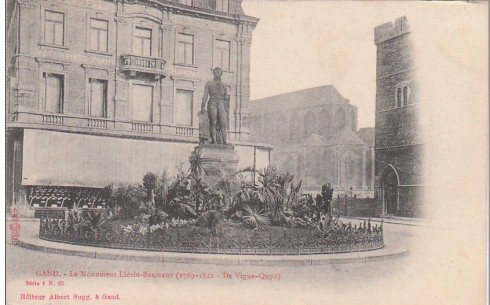 Serie 1 nr. 65 Standbeeld Lieven Bauwens (1769-1822-De Vigne-Quyo)