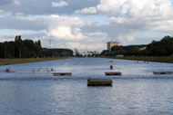 Water en wolken