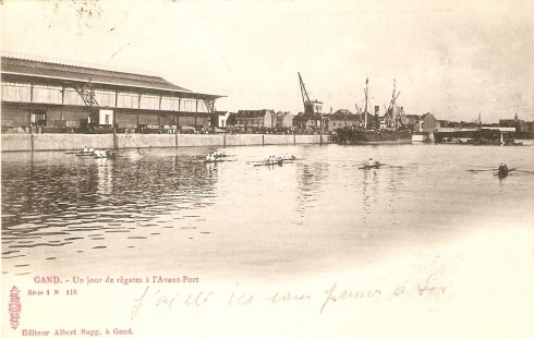 Serie 1 nr. 116 Roeiwedstrijd in de Voorhaven