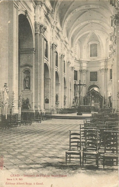 Serie 1 nr. 245 Interieur Sint-Pieterskerk