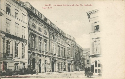 Serie 1 nr. 59 De Grote Koninklijke Schouwburg. 1840 (L. Roelandt)