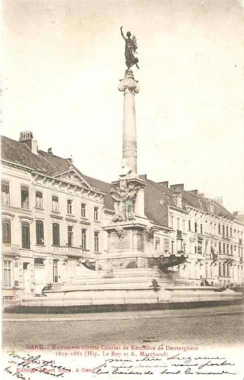 Serie 1 nr. 31 Monument graaf Charles de Kerchove de Denterghem 1819-1881 (Hip.  Le Roy et A. Marchand)