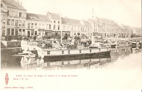 Serie 1 nr. 167 De Brugse vaart II. Vertrek van de Brugse Barge