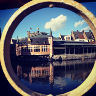 Gent door een “patrijspoort”