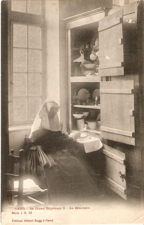 Serie 1 nr. 52 In het Groot Begijnhof II. In de refter