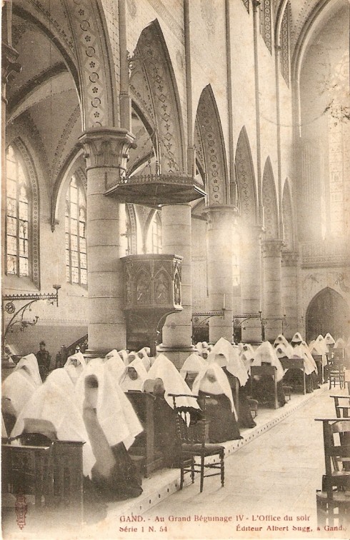 Serie 1 nr. 54 In het Groot Begijnhof IV, avonddienst