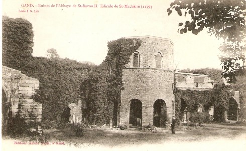 Serie 1 nr. 125 RuÃ¯nes van Sint-Baafsabdij II. Kapelletje van Sint-Macharius 1179