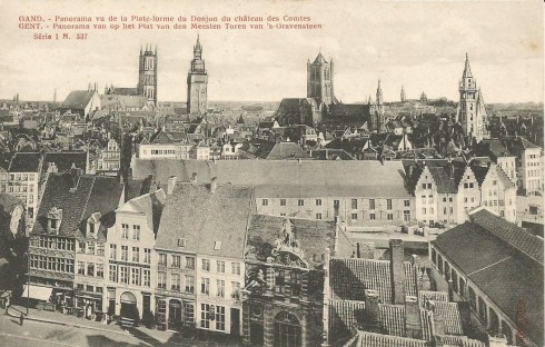 Serie 1 nr. 337 Panorama van op het plat van den Meesten Toren van ’s Gravensteen