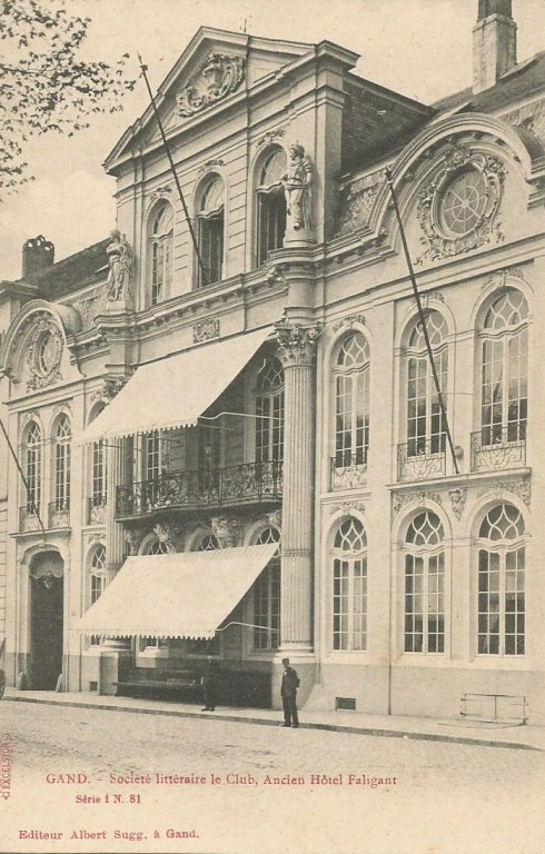 Serie 1 nr. 81 Letterkundige vereniging de Club, voormalig Hotel Falligan