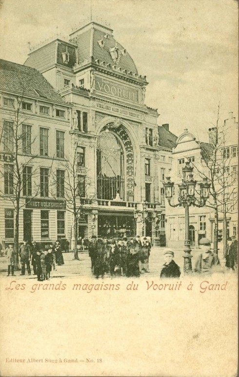 Geen serie 1 postkaart: De Grote Magazijnen van Vooruit in Gent