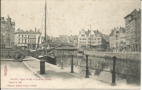 Serie 1 nr. 134 Korenlei en Graslei