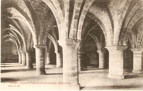 Serie 1 nr. 232 Crypte Geraard De Duivelsteen (XIIIde eeuw)