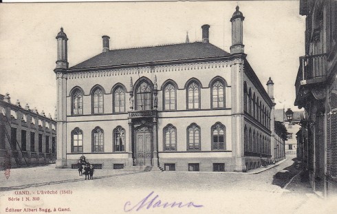 Serie 1 nr. 310 Bisschoppelijk paleis (1845)